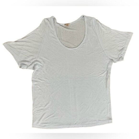 Aritzia Wilfred Free Tee T-Shirt Short Sleeve Relaxed fit Pale Blue Size XXS - Picture 2 of 15